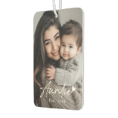 Tante Est jaar handgeschreven script hart Luchtverfrisser (Links)