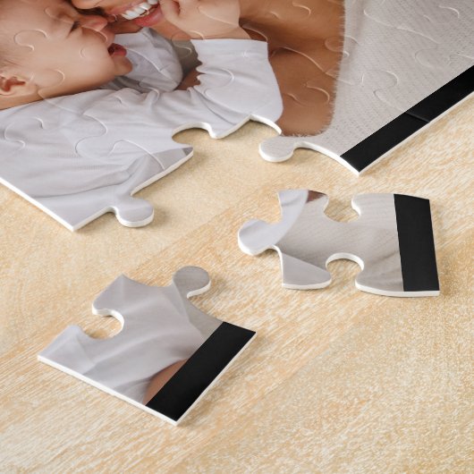 Tante Established Script Typography 3 Foto Legpuzzel (Zijkant)
