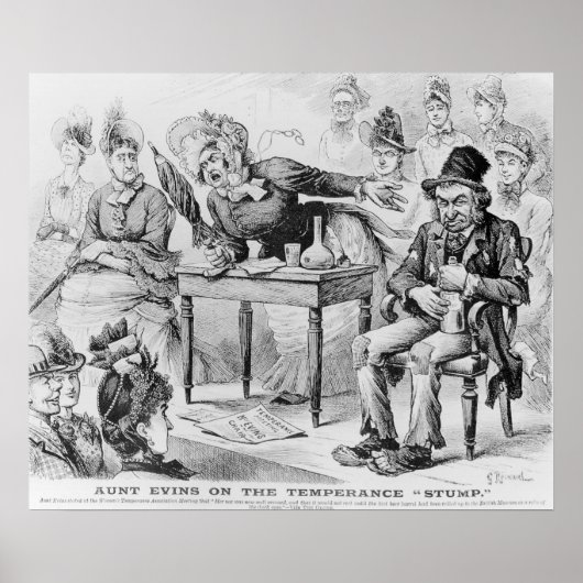 Tante Evins op de Temperance 'Stump' Poster (Voorkant)