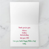 Tante Extraordinaire BAE Liefde Pioenrozen Elegant Kaart (Binnen)