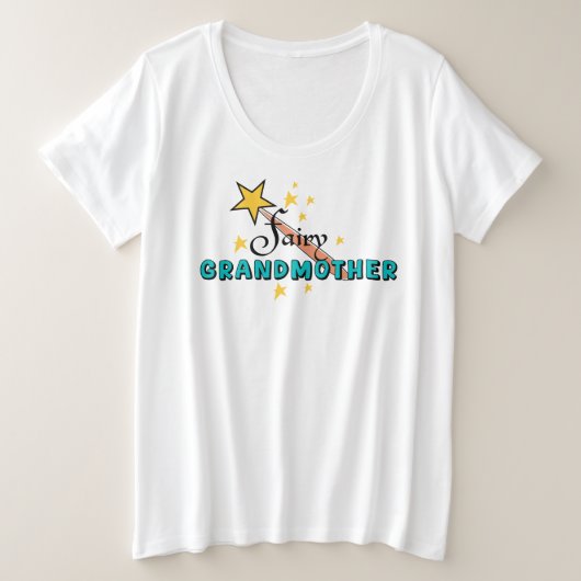 Tante Fee Dames T-Shirt Plus Size (Design voorkant)