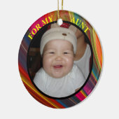 Tante foto-cadeau-Label en -versiering Keramisch Ornament (Links)