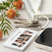Tante foto collage Acrylische Sleutelhanger (Voorkant Rechts)