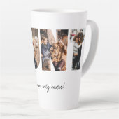 Tante foto Collage Latte Mok (Rechterhoek)