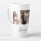 Tante foto Collage Latte Mok (Linkerhoek)