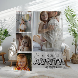 Tante Foto Strook Aller Tijden Fleece Deken