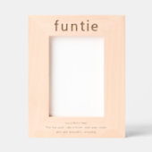 Tante Funny Definition Laser geëtst Afbeelding Lij Gegraveerde Lijstjes (Voorkant)