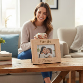 Tante Funny Definition Laser geëtst Afbeelding Lij Gegraveerde Lijstjes