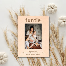 Tante Funny Definition Laser geëtst Afbeelding Lij Gegraveerde Lijstjes