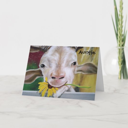 "TANTE" GELUKKIGE VERJAARDAG - JE BENT ZO LEUK KAART (Voorkant)