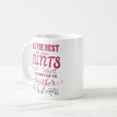 Tante gepromoot aan Godmoeder Coffee Mok Moederdag (Voorkant links)