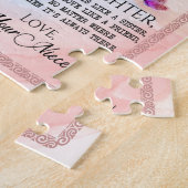 Tante Gifts | Brief aan mijn tante Love van Niece Legpuzzel (Zijkant)