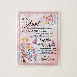 Tante Gifts   Brief aan mijn tante Love van Niece Legpuzzel