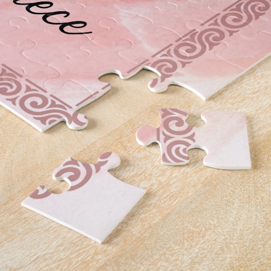 Tante Gifts | Brief aan mijn tante Love van Niece Legpuzzel (Zijkant)