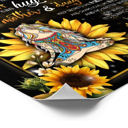 Tante Gifts | Brief aan mijn tante Love van Niece Poster (Hoek)