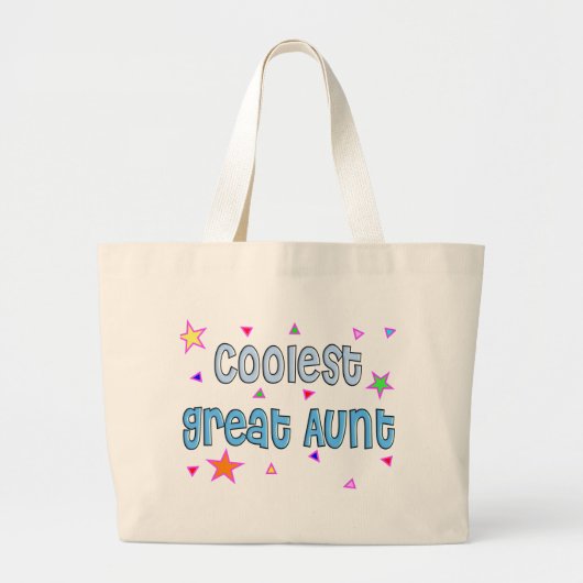 Tante Gifts Grote Tote Bag (Voorkant)