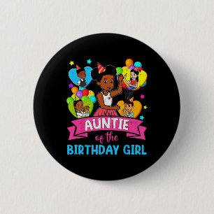 Tante Gracie's Corner Birthday Dolls Schattigee Pa Ronde Button 5,7 Cm