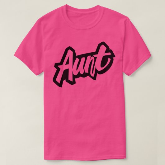 Tante Graffiti Stijl T-shirt (Design voorkant)
