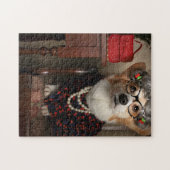 Tante Gussy corgi puzzle Legpuzzel (Horizontaal)