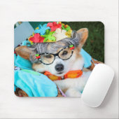 Tante Gussy het muispad van Corgi Muismat (Met muis)