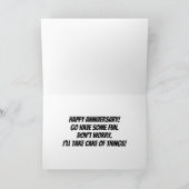 Tante Gussy-Jubileum Kaart (Binnen)