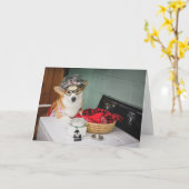 Tante Gussy-Jubileum Kaart (Gele Bloem)