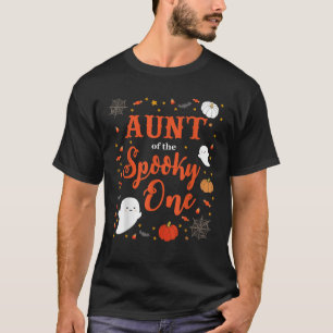 Tante Halloween 1e verjaardag op maat van familie T-shirt