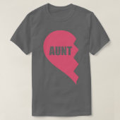 Tante halve hart t-shirt (Design voorkant)