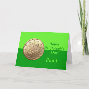 Tante Happy St. Patrick's Day Kaart