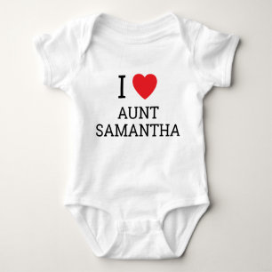 Tante Heart houdt van me Newborn Baby Niece Nephew Romper