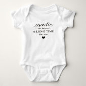 Tante Heeft Gewacht Baby Bodysuit Cadeau (Voorkant)