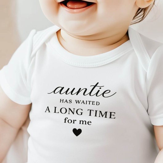 Tante Heeft Gewacht Baby Bodysuit Cadeau