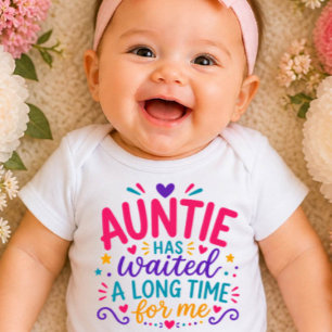 Tante Heeft Gewacht Kleurrijke Baby Bodysuit