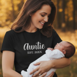 Tante Heeft Modern Schrift Zwart T-shirt