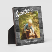 Tante Ik Hou Van Jou Foto Fotoplaat (Voorkant)