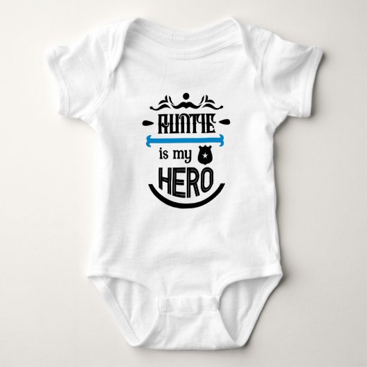 Tante is mijn held baby body romper (Voorkant)