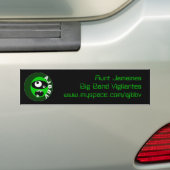 tante jamamas groot bandwaakhond bumpersticker (Op auto)