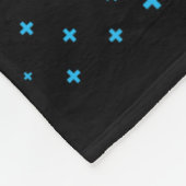 Tante jongen die videospel speelt fleece deken (Hoek)