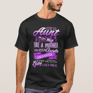 Tante kan knuffels geven als een moeder Grappige M T-shirt