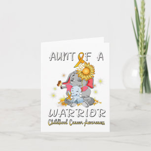 Tante kinderkanker van een vrouw kaart