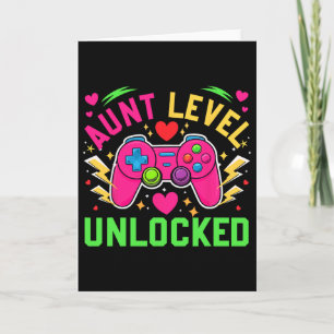 Tante Level Ontgrendeld Vaderdag Gamer Verwacht N Kaart