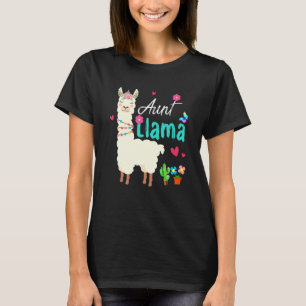 Tante Llama Moederdag Vrouwen tante Birthday T-shirt
