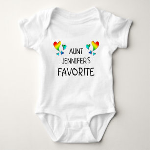 Tante Love Hearts Niece Nephew Favoriet Romper