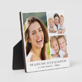 Tante Love You 3 Fotocollage Fotoplaat (Voorkant)
