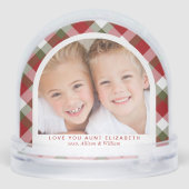 Tante Love You Arch Foto Kerst Sneeuwbol (Achterkant)