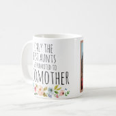 tante met foto koffiemok (Voorkant links)