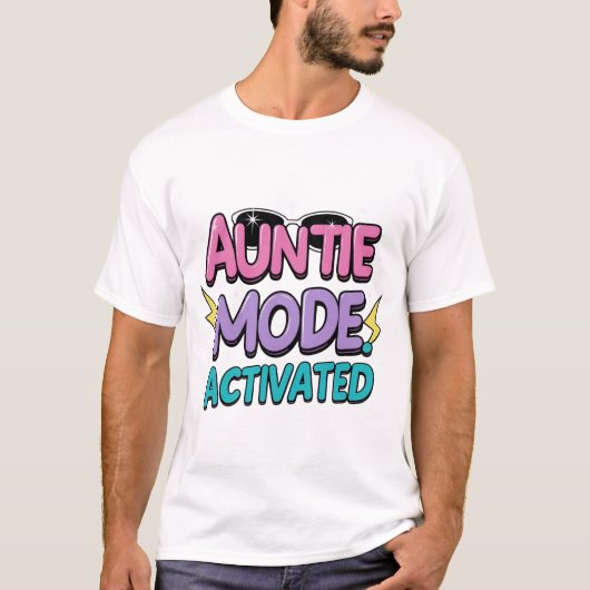 Tante Mode: Geactiveerde Fun T-shirt (Voorkant)