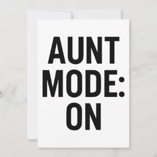 Tante Modus Aan – Grappige Familie Humor Kaart