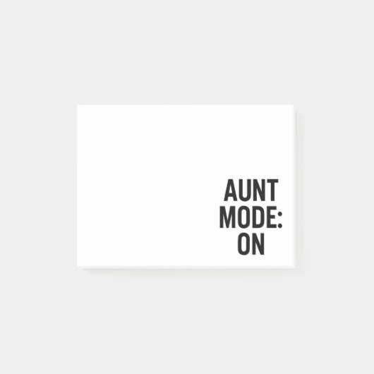 Tante Modus Aan – Grappige Familie Humor Post-it® Notes (Voorkant)