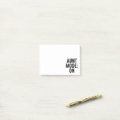 Tante Modus Aan – Grappige Familie Humor Post-it® Notes (Op bureau)